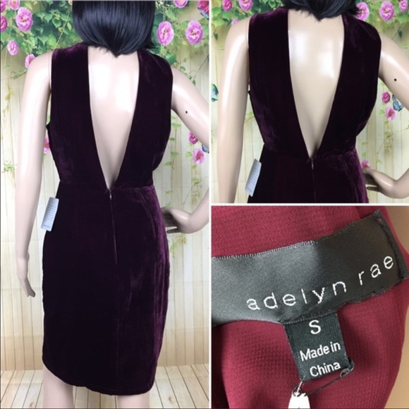 Adelyn Rae Velvet Dress - like new! - Picture 2 of 5